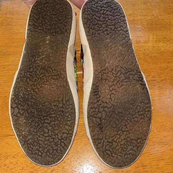 EXCELLENT CONDITION WOMEN’S SIZE 8 SUPERGA LACE-UP FLORAL SHOES - Picture 7 of 8